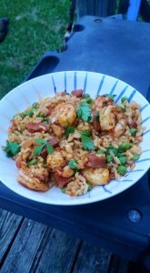 Read more about the article Frankie’ Shrimp and Chorizo Rice