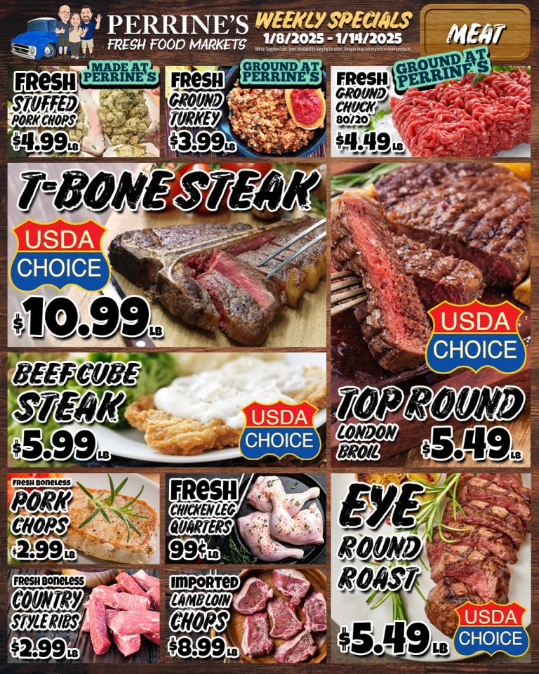 Jan 8 - Jan 14, 2025 - Weekly Specials - Meat