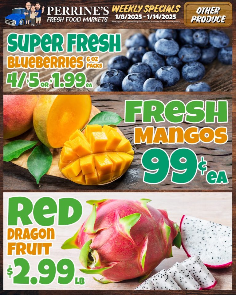 Jan 8 - Jan 14, 2025 - Weekly Specials - Other Produce