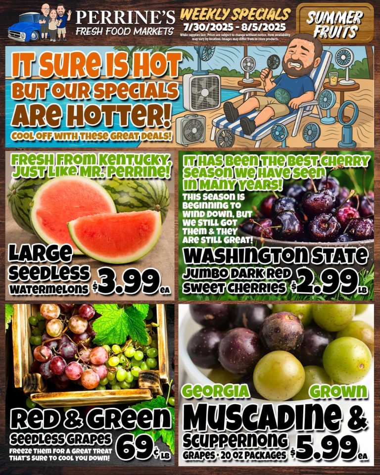 Jul 30 - Aug 5, 2025 - Weekly Specials - Summertime Fruits