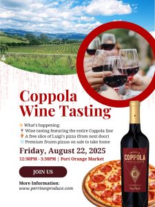 Read more about the article Coppola Wine Tasting