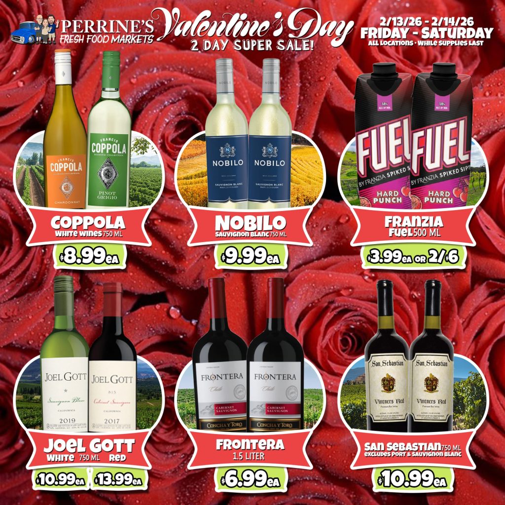 3 Day Sales - Feb 13 - Feb 14, 2026 - Wine