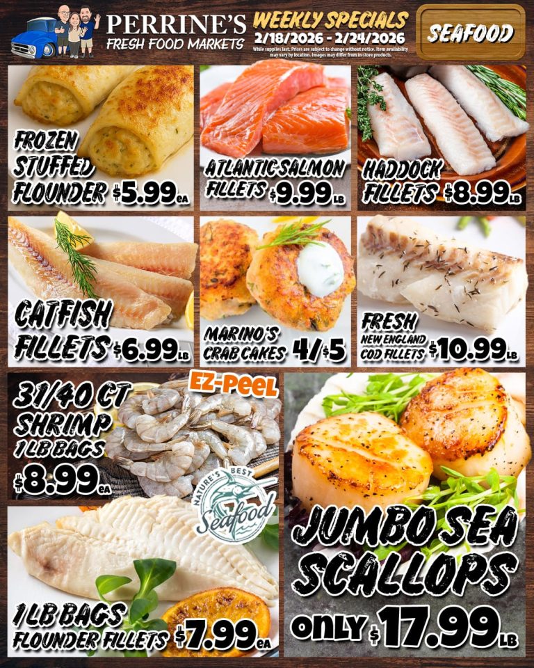 Feb 18 - Feb 24, 2026 - Weekly Specials - Seafood