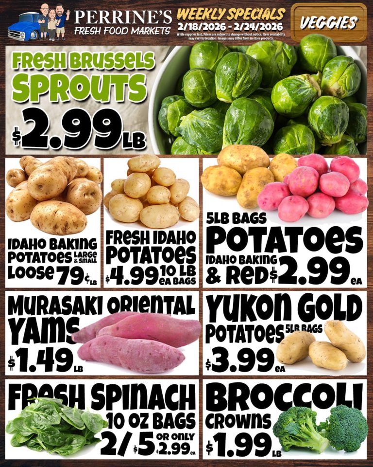 Feb 18 - Feb 24, 2026 - Weekly Specials - Veggies