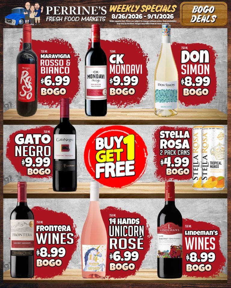 Aug 26 - Sep 1, 2026 - Weekly Specails - BOGO Deals