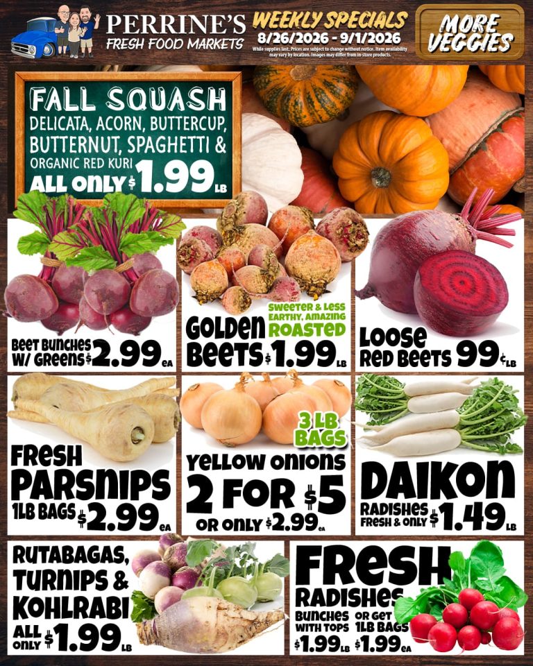 Aug 26 - Sep 1, 2026 - Weekly Specails - More Veggies