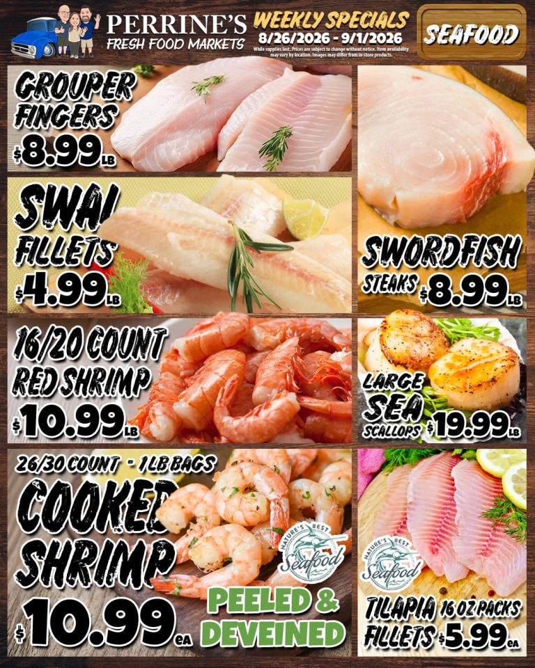 Aug 26 - Sep 1, 2026 - Weekly Specails - Seafood