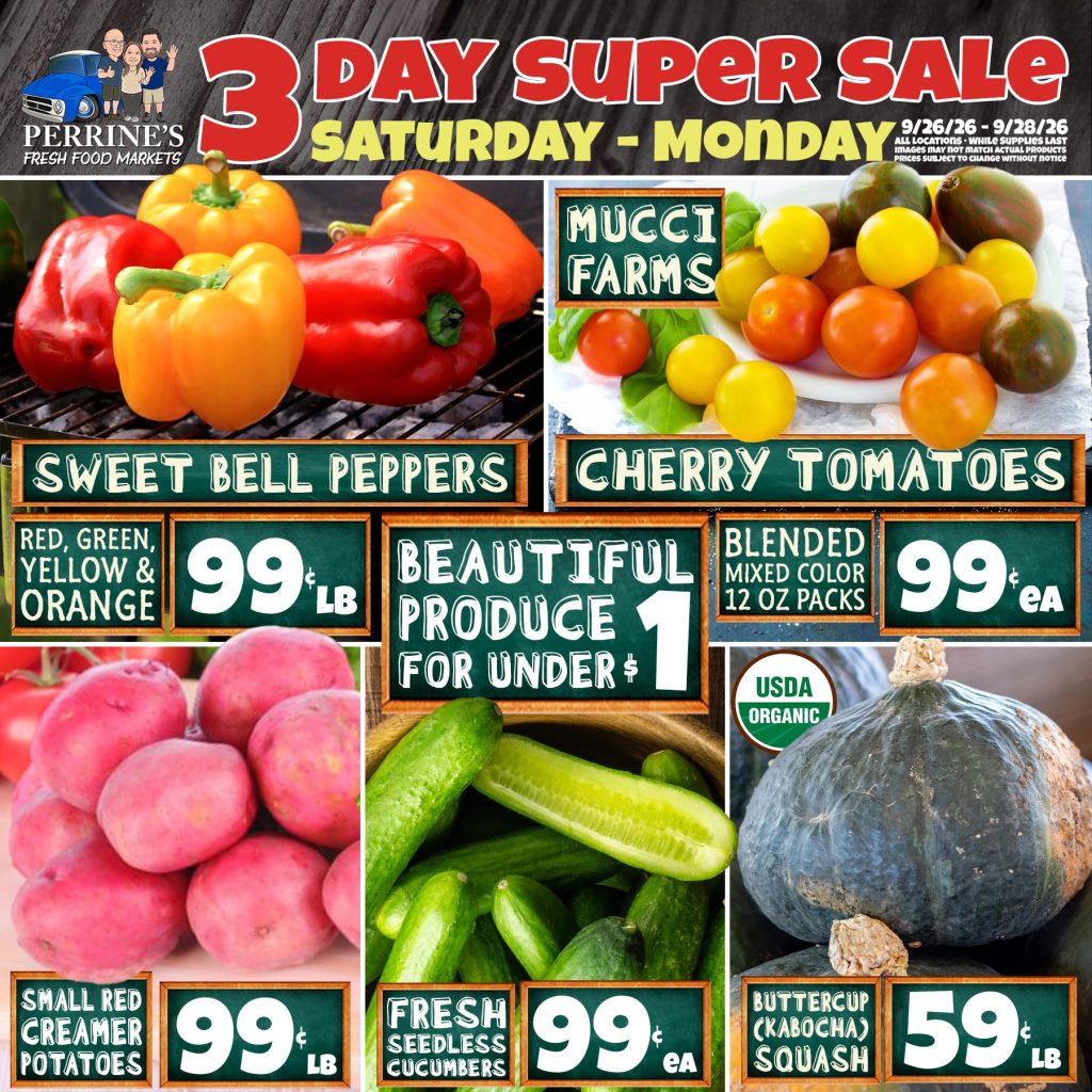 3 Day Sales - Sep 26 - Sep 28, 2026 - Slide 1