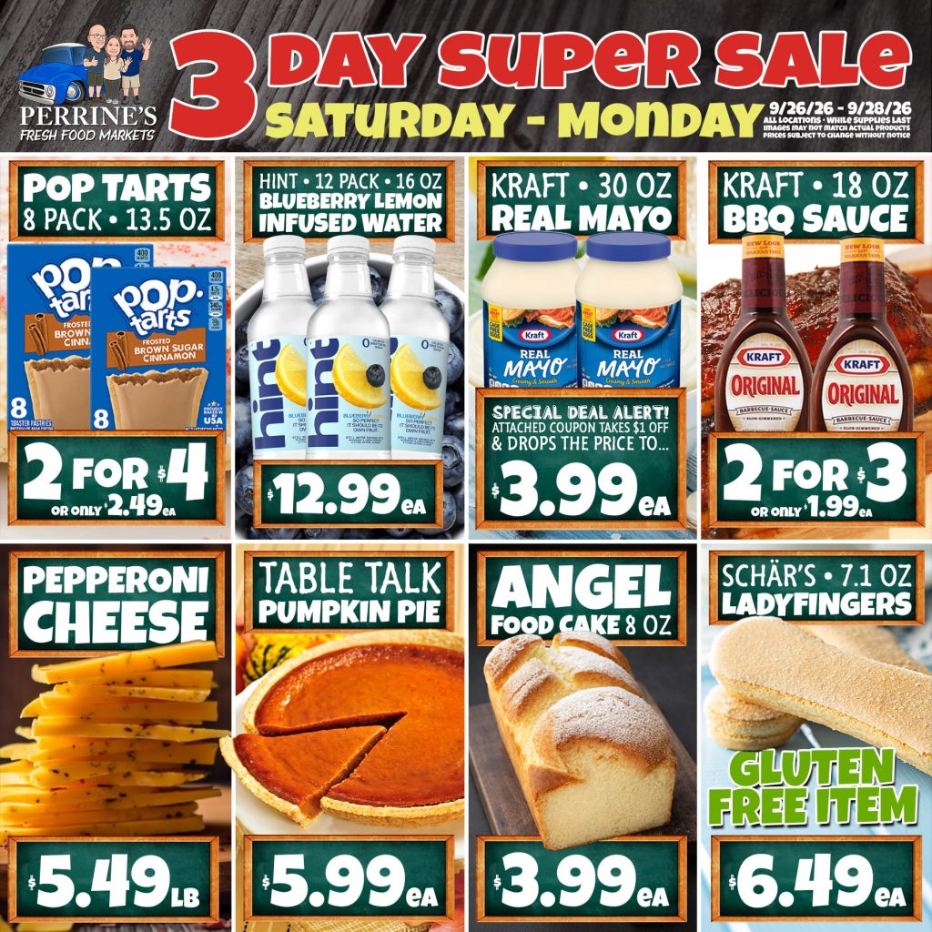3 Day Sales - Sep 26 - Sep 28, 2026 - Slide 3