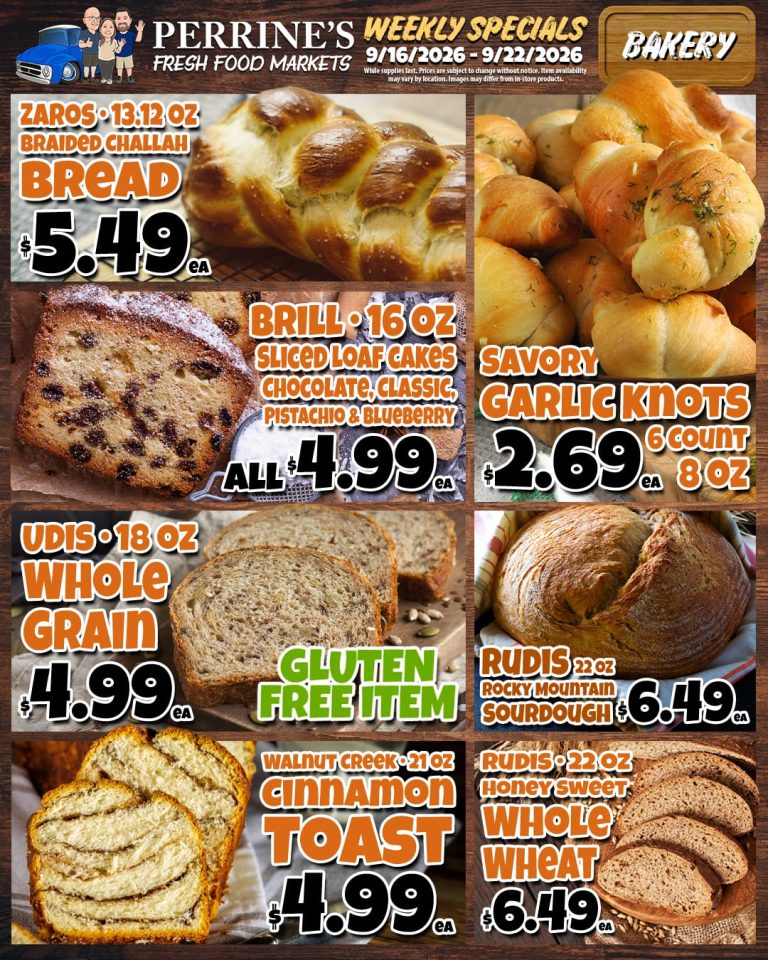 Sep 16 - Sep 22, 2026 - Weekly Specials - Bakery