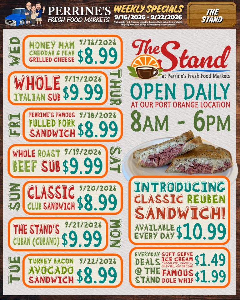Sep 16 - Sep 22, 2026 - Weekly Specials - The Stand