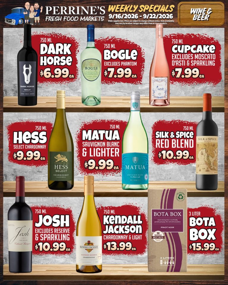 Sep 16 - Sep 22, 2026 - Weekly Specials - Weekly Wines