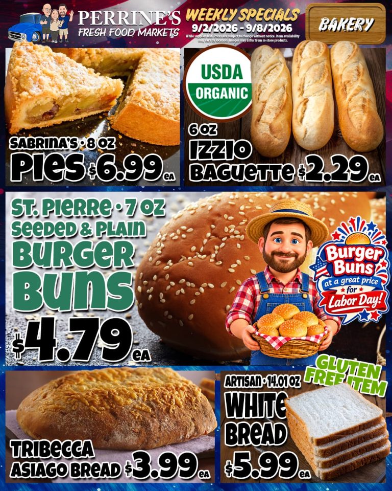 Sep 2 - Sep 9, 2026 - Weekly Specials - Bakery