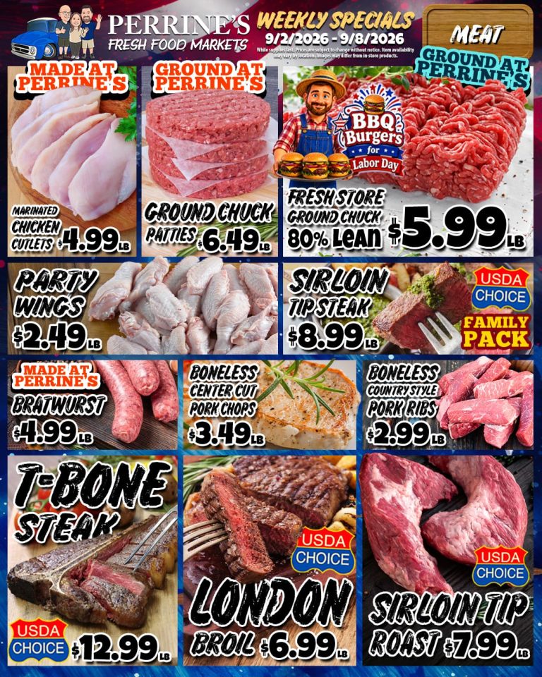 Sep 2 - Sep 9, 2026 - Weekly Specials - Meat
