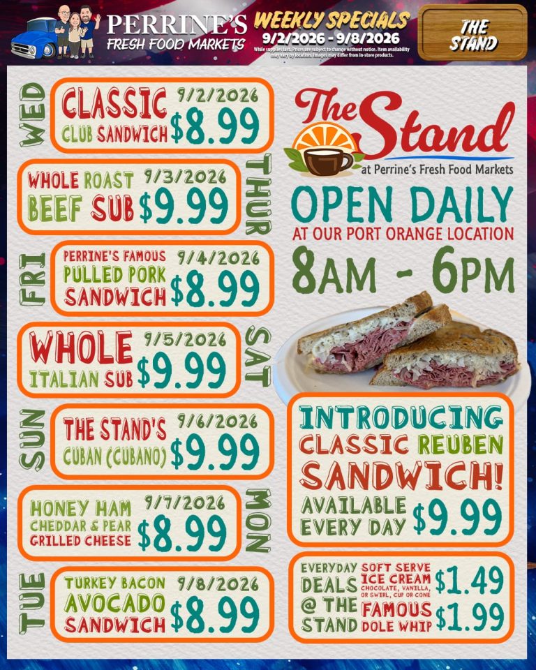 Sep 2 - Sep 9, 2026 - Weekly Specials - The Stand