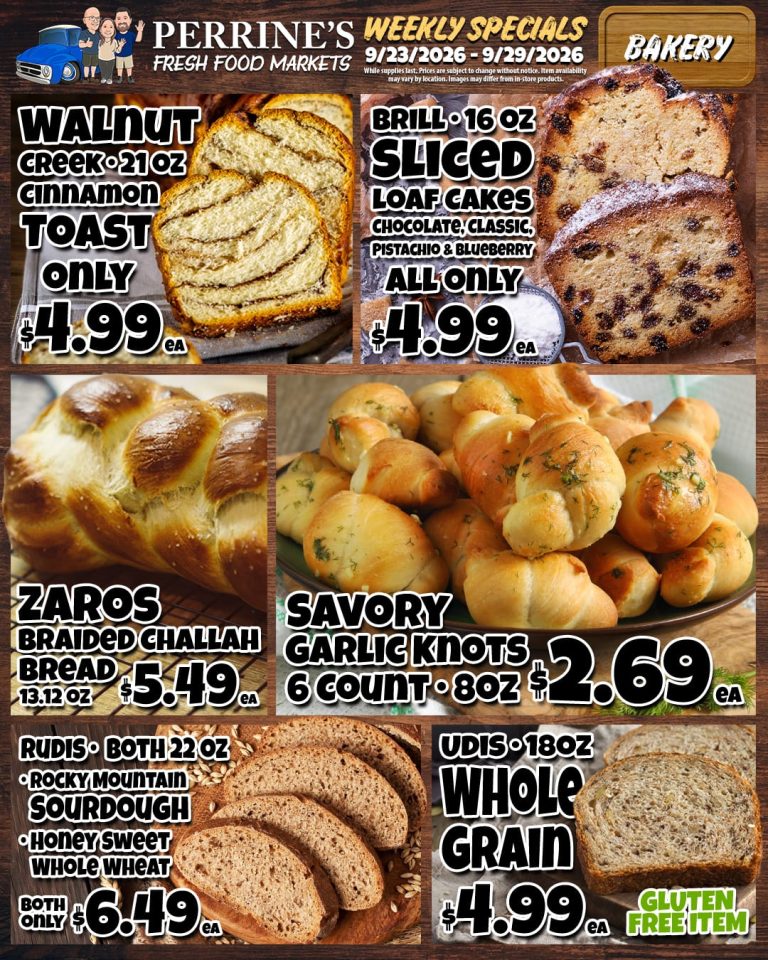 Sep 23 - Sep 29, 2026 - Weekly Specials - Bakery