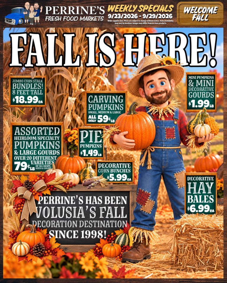 Sep 23 - Sep 29, 2026 - Weekly Specials - Fall is Here