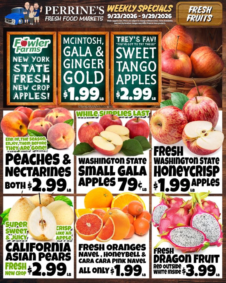 Sep 23 - Sep 29, 2026 - Weekly Specials - Fresh Fruits