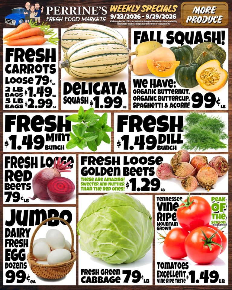 Sep 23 - Sep 29, 2026 - Weekly Specials - More Produce