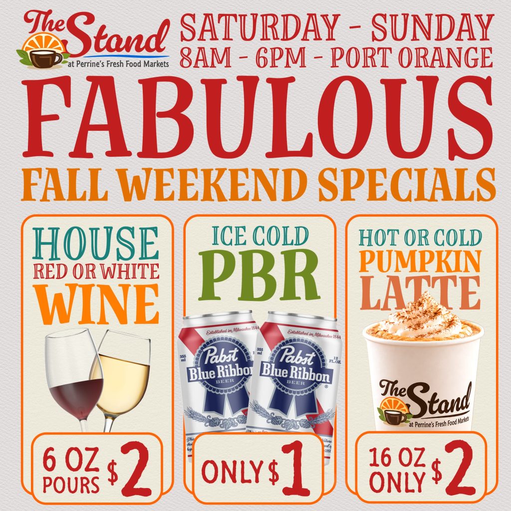 The Stand Fall Fabulous Weekend Specials Social