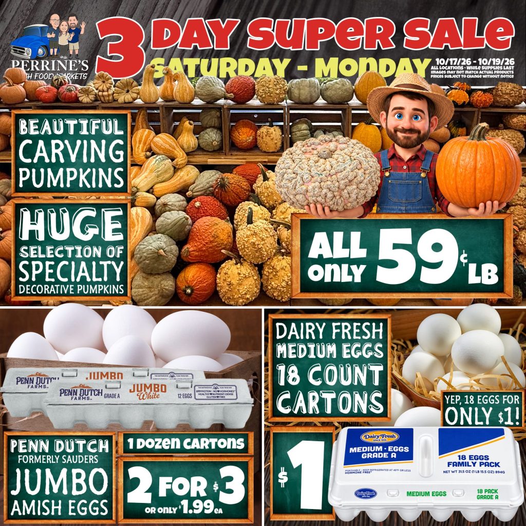 3 Day Sales - Oct 17 - Oct 19, 2026 - Slide 1